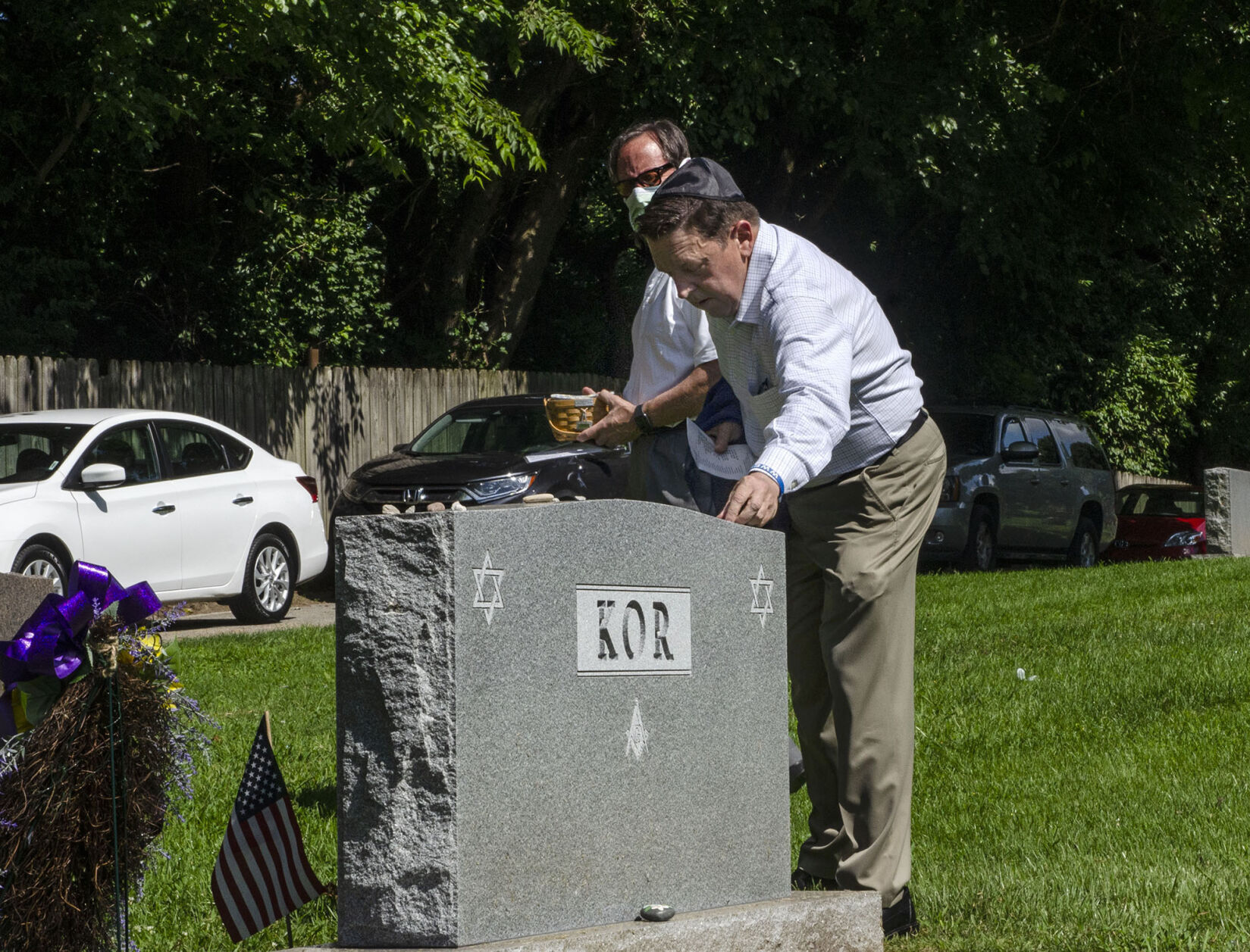 Eva Kor Headstone Monument Dedication